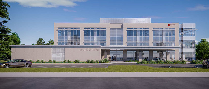 Rendering of the Brain Health Center in Columbia