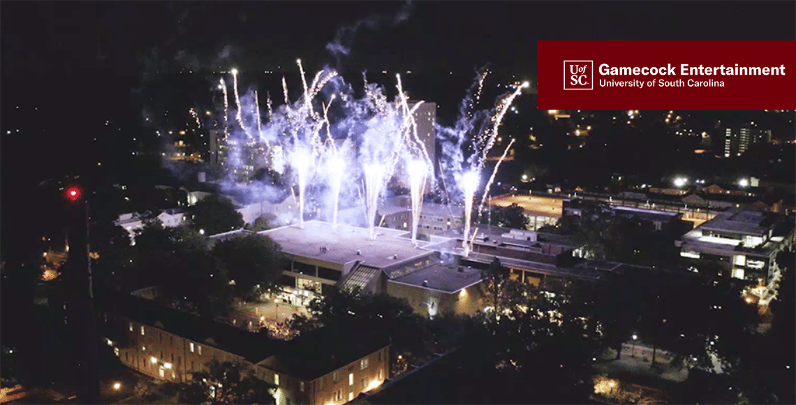 Fireworks at Russell House 