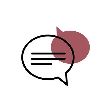 illustration of speech bubbles