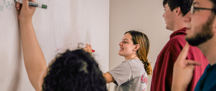 Image of students participating in a Supplemental Instruction Session