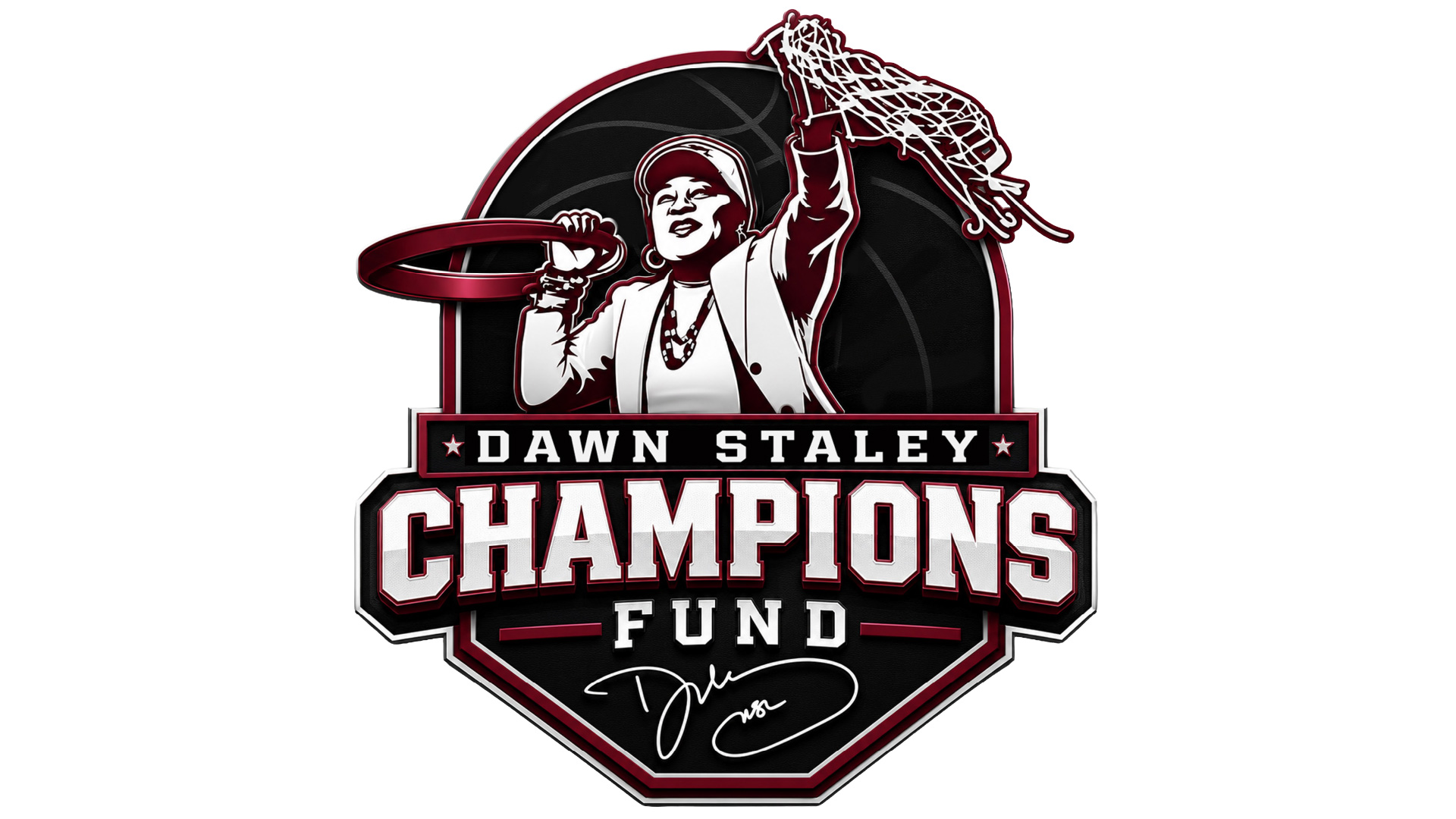 A celebration of Dawn Staley August 13, 2024, coach of the 2024 college women's basketball national championship
