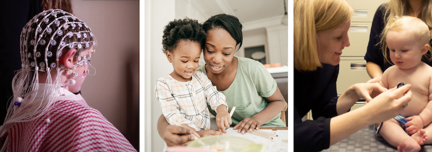 banner shows studies with children