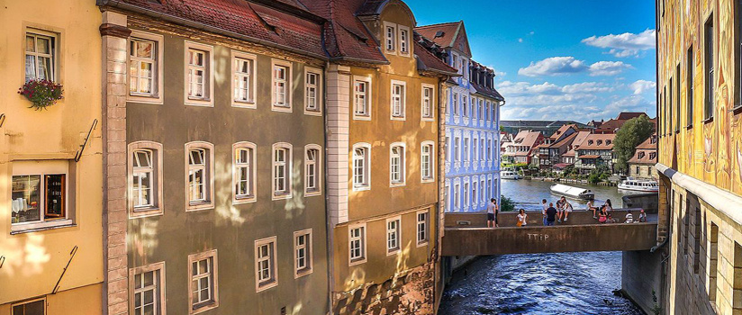 image of a medieval building in Bamberg, Germany