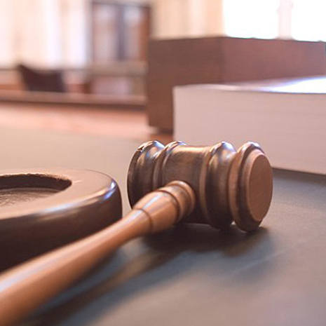 gavel resting on a desk