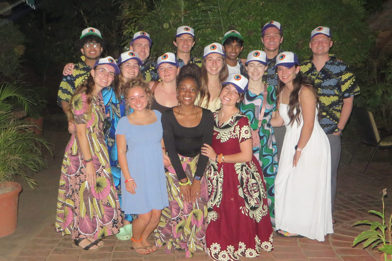 Brooklyn Bailey on an Honors study abroad trip to Malawi, Africa.