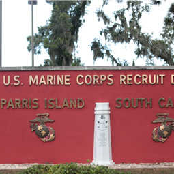 Parris Island sign