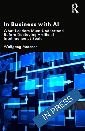 Wolfgang Messner book cover: In business with AI