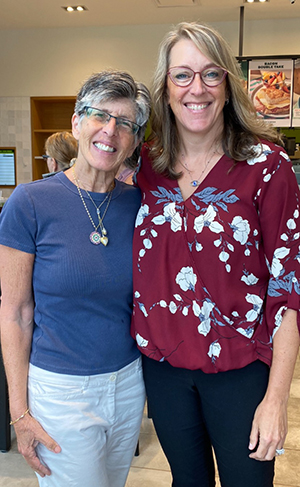 Andrea Willams and Audra Vaz