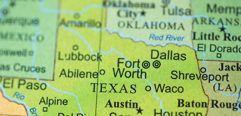 map of texas