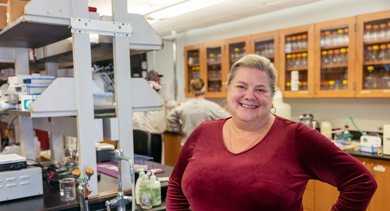 Tammi Richardson in her lab