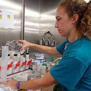 Researcher in a lab