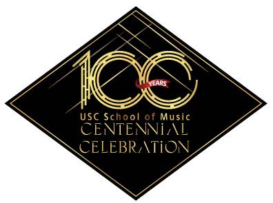 USC School of Music Centennial Celebration logo